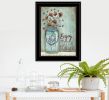 "Enjoy the Little Things" by Tonya Crawford, Ready to Hang Framed Print, Black Frame