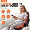VEVOR Massage Seat Cushion with Heat, 6 Vibration Motors Seat Massage Pad, Vibrating Massage Chair Mat with 5 Mode & 4 Intensities