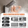 VEVOR Shower Panel System, 6 Shower Modes, LED & Screen Hydroelectricity Shower Panel Tower, Rainfall, Waterfall, 5 Massage Jets, Tub Spout