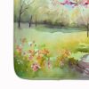 Michigan Apple Blossoms in Watercolor Memory Foam Kitchen Mat Machine Washable Anti-Fatigue Mat Cushion Comfort Bath Mat or Kitchen Rug