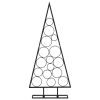 Metal Christmas Tree for Decoration Black 49.2"