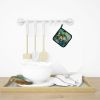 Largemouth Bass Pair of Pot Holders Kitchen Heat Resistant Pot Holders Sets Oven Hot Pads for Cooking Baking BBQ, 7 1/2 x 7 1/2