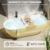 59" Freestanding Solid Surface Bathtub